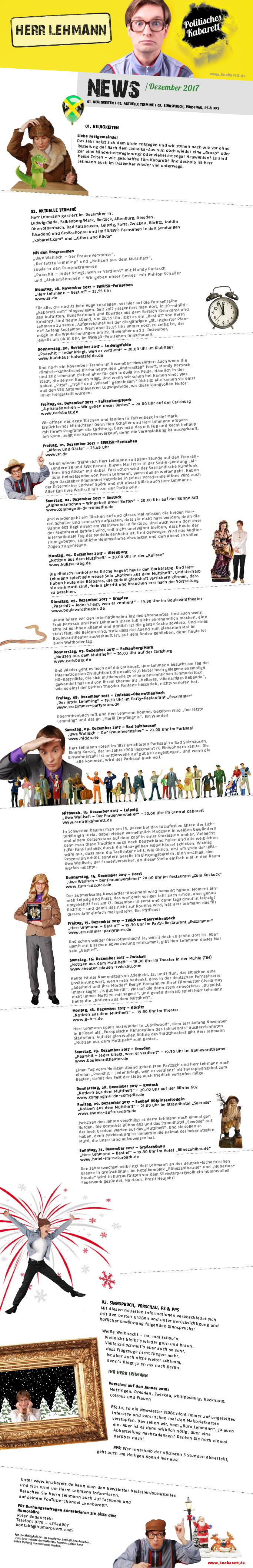 Newsletter Dezember 2017