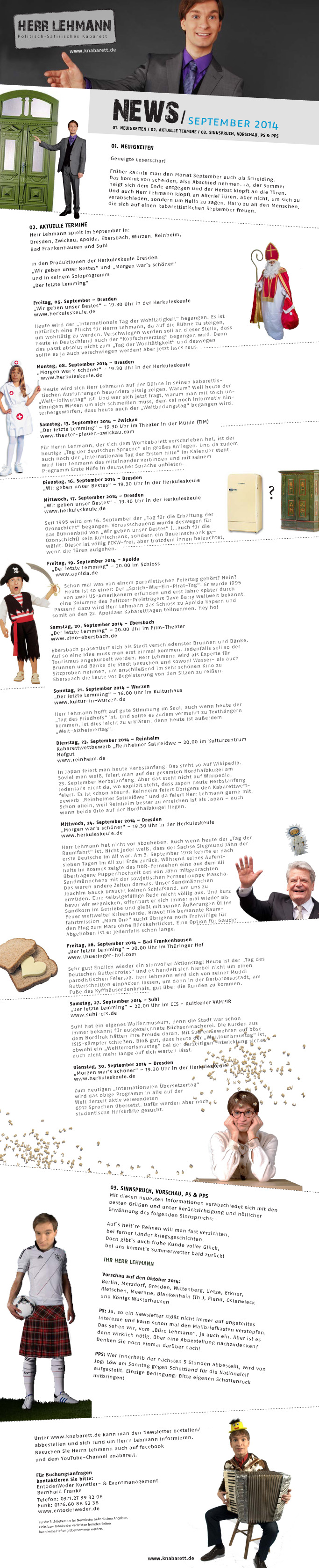Newsletter September 2014