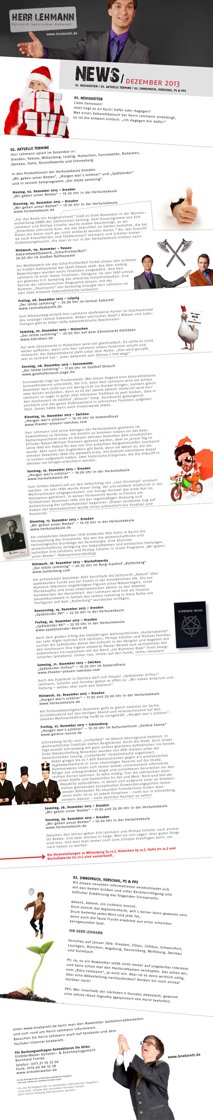 Newsletter Dezember 2013