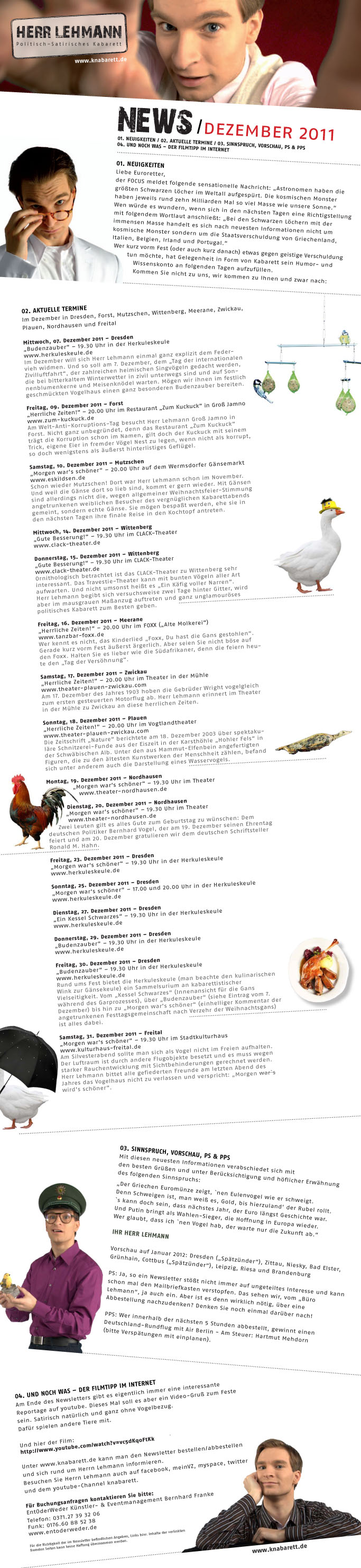 Newsletter Dezember 2011