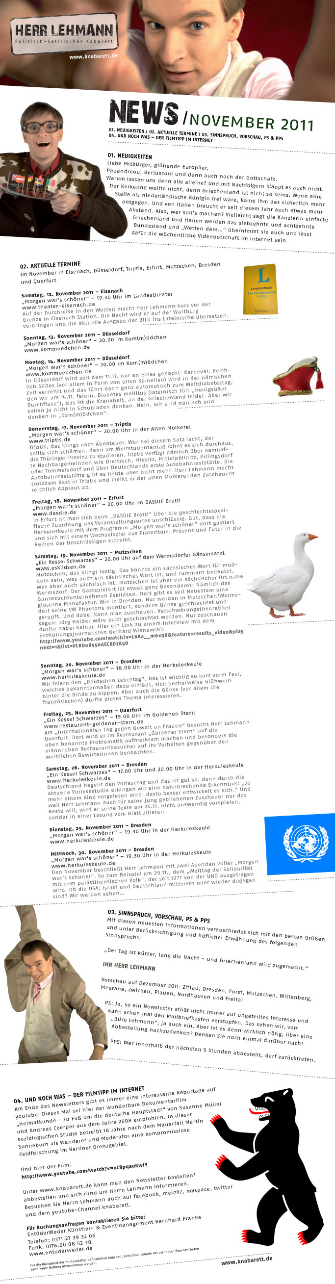Newsletter November 2011