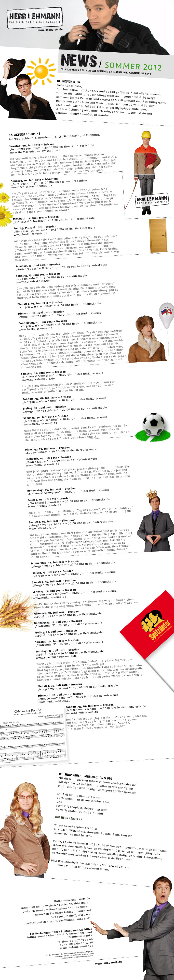 Newsletter Sommer 2012